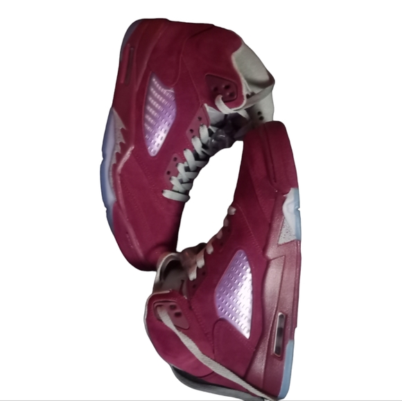 Air Jordan 5 Retro Suede - burgendy - Picture 4 of 11